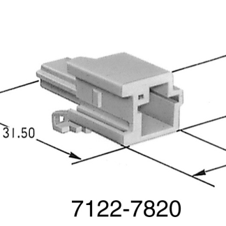 SAA Blinker Mirror Cover 2 pin Connector (Mirror Side)